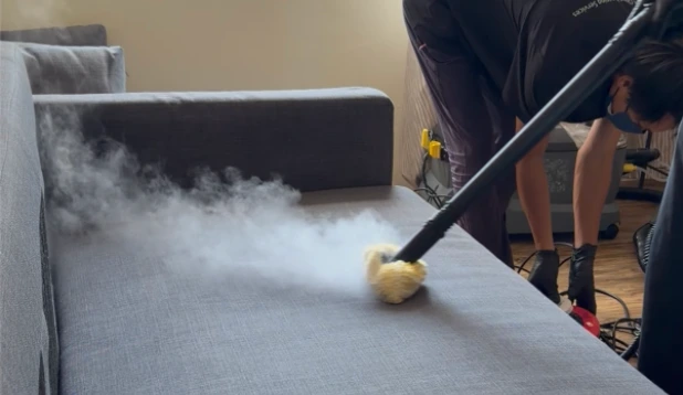 hot air steam to elimate germs and odor